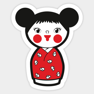 Kokeshi Doll #1 Sticker